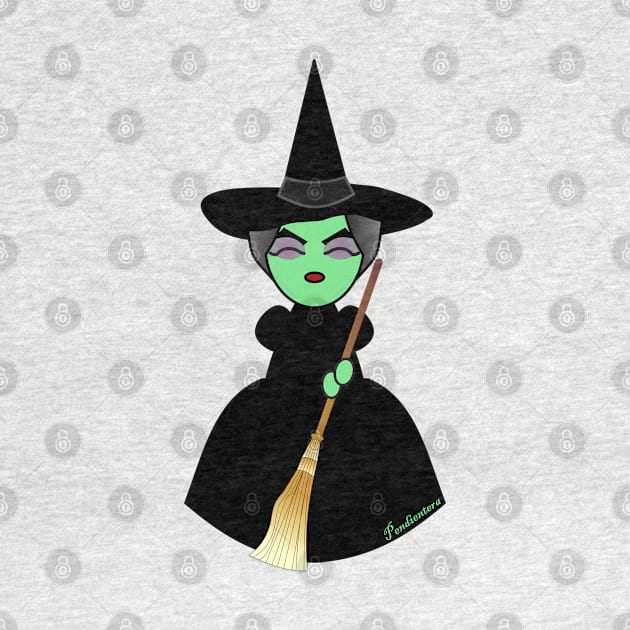 Kokeshi Wicked witch by Pendientera